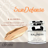 An advanced sunscreen that provide superior sun protection against UV ray. Daily Defense Tinted Moisturiser with SPF 25. Invisible tint finish. Flawless coverage.